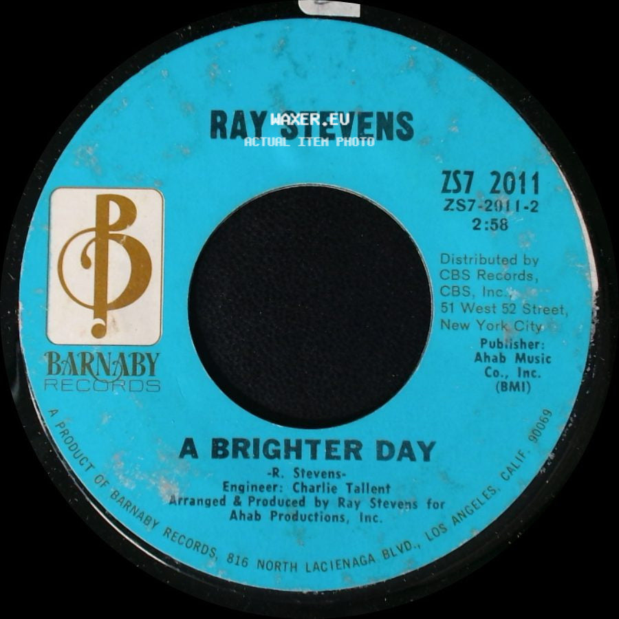 Ray Stevens - A Brighter Day / Everything Is Beautiful side A
