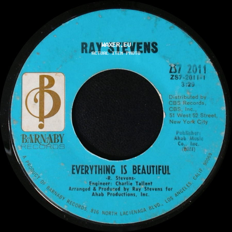 Ray Stevens - A Brighter Day / Everything Is Beautiful side B