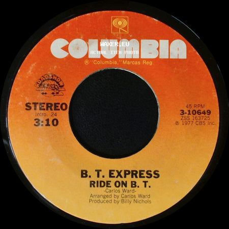 B. T. Express - Shout It Out / Ride On B. T. side B