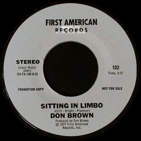 Don Brown - Sitting In Limbo / Sitting In Limbo side A