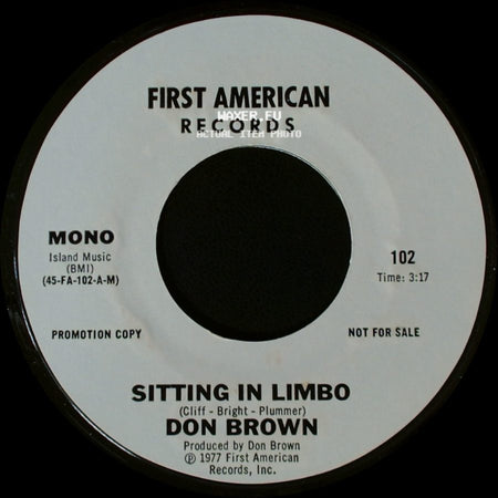 Don Brown - Sitting In Limbo / Sitting In Limbo side B