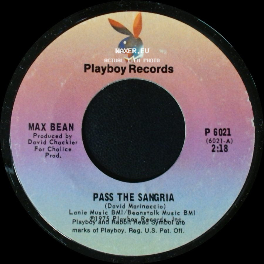 Max Bean - You Look In Love / Pass The Sangria side B
