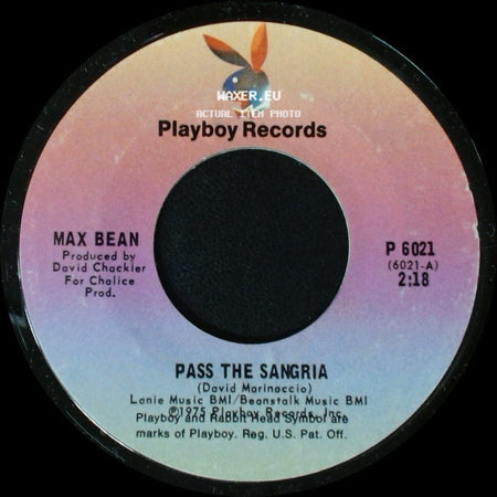 Max Bean - You Look In Love / Pass The Sangria side B