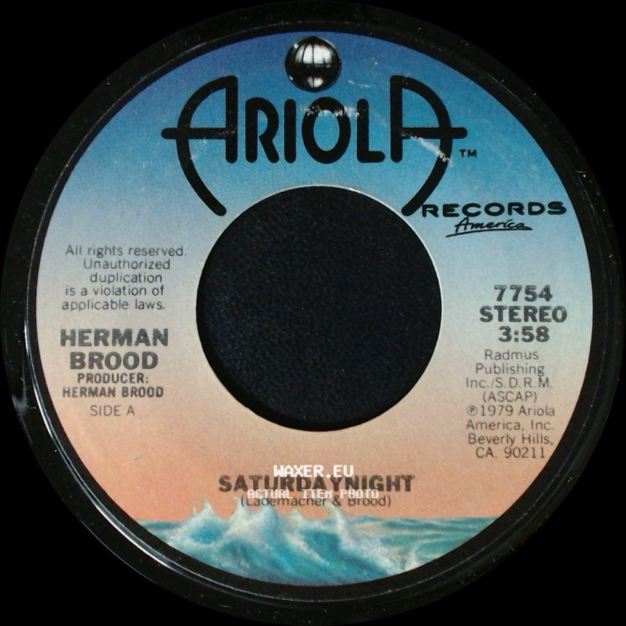 Herman Brood - Saturdaynight / Back (In Y'r Love) side A
