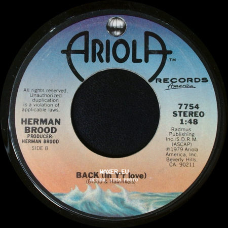 Herman Brood - Saturdaynight / Back (In Y'r Love) side B