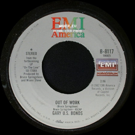 Gary U.S. Bonds - Out Of Work / Bring Her Back side A