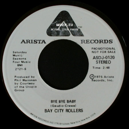 Bay City Rollers - Bye Bye Baby / Bye Bye Baby side B