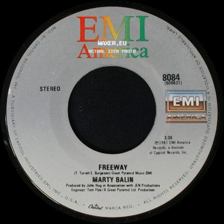 Marty Balin - Hearts / Freeway side B