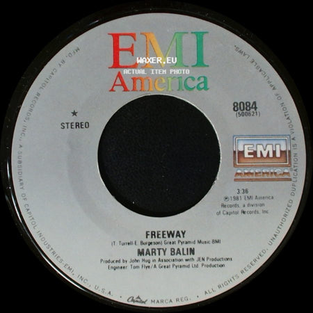 Marty Balin - Hearts / Freeway side B