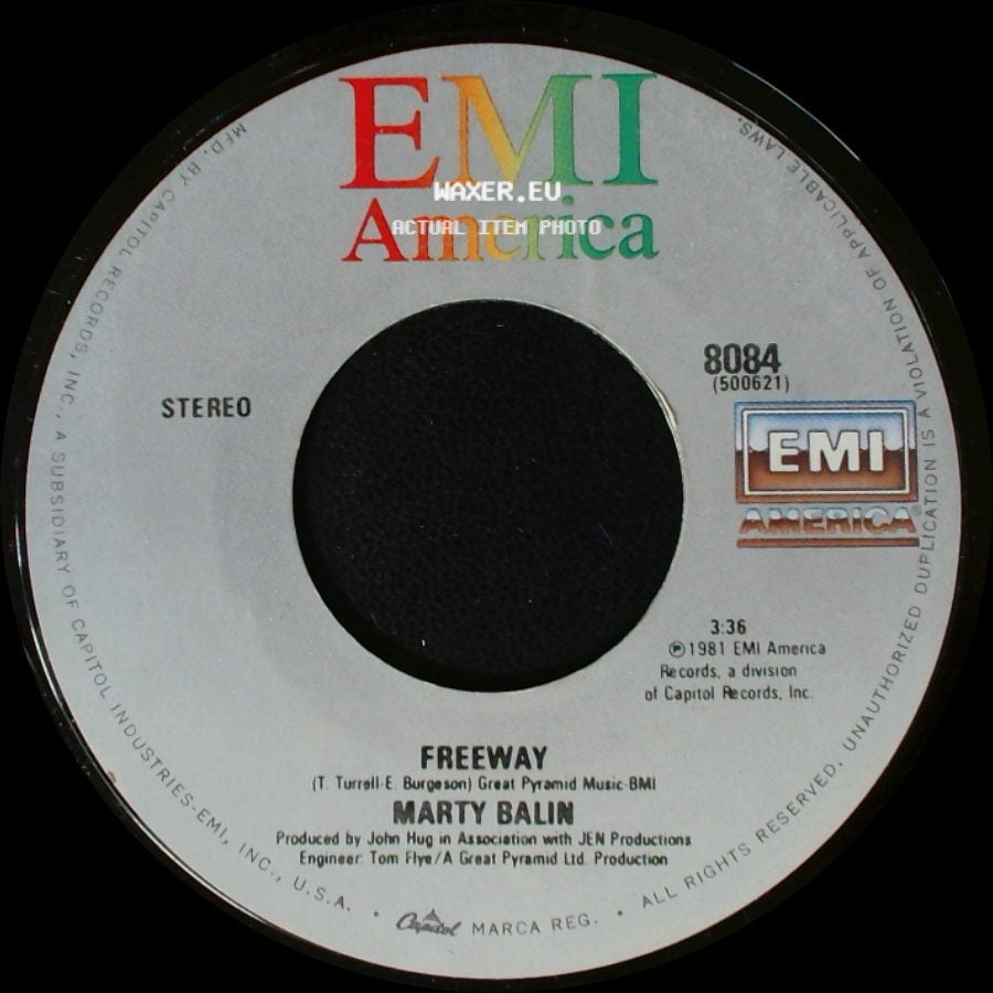 Marty Balin - Freeway / Hearts side A