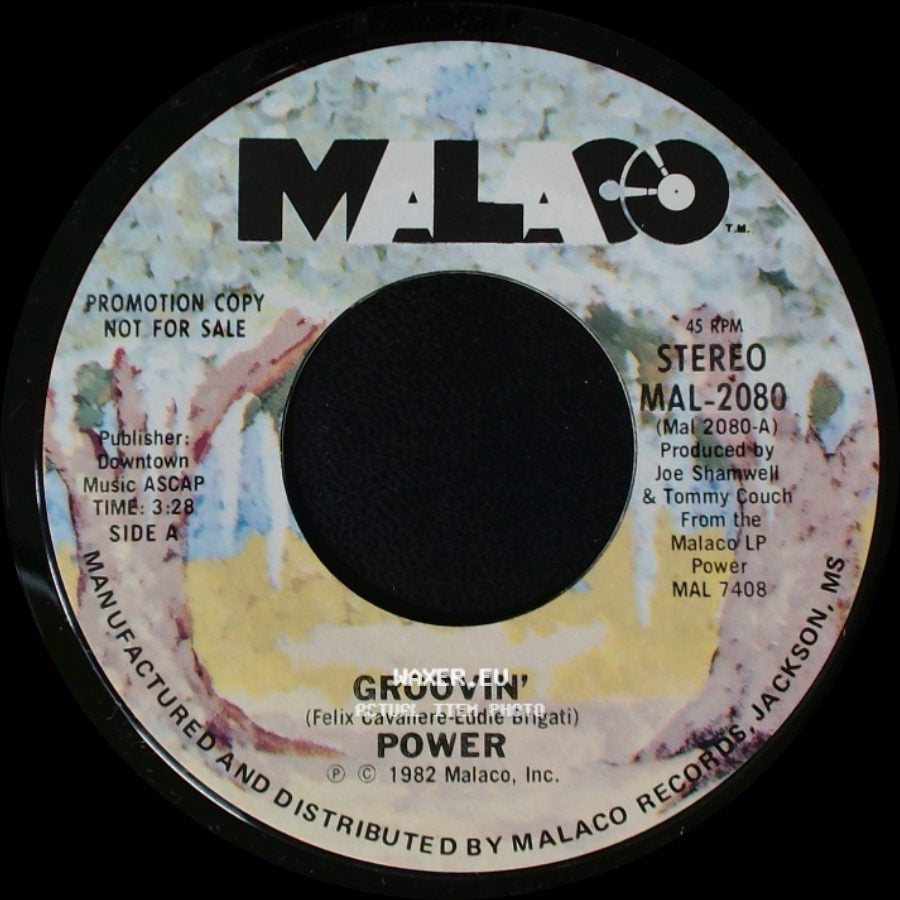 Power - Groovin' / You're Everything I Always Wanted side A