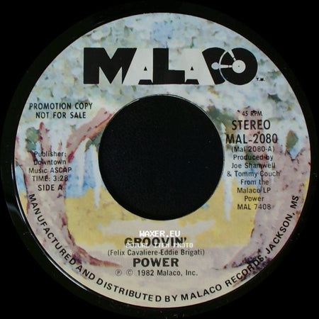 Power - Groovin' / You're Everything I Always Wanted side A