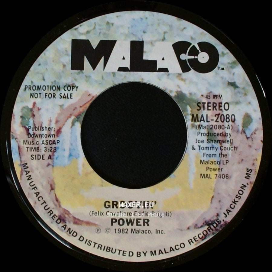 Power - Groovin' / You're Everything I Always Wanted side A