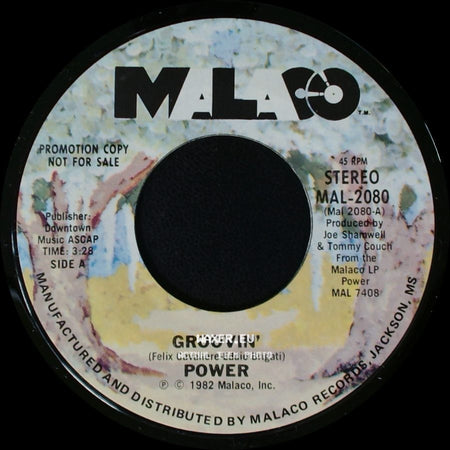 Power - Groovin' / You're Everything I Always Wanted side A