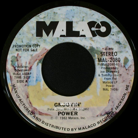 Power - Groovin' / You're Everything I Always Wanted side A