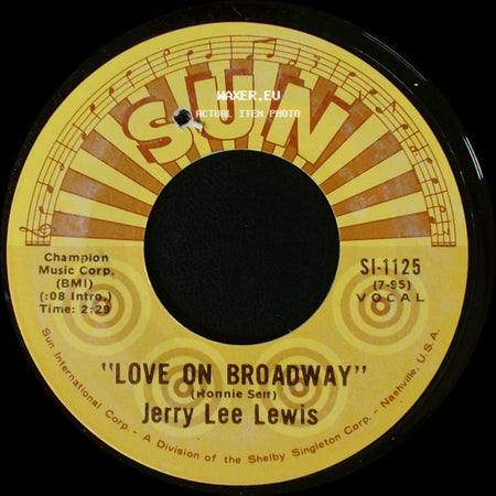 Jerry Lee Lewis - Love On Broadway / Matchbox side A