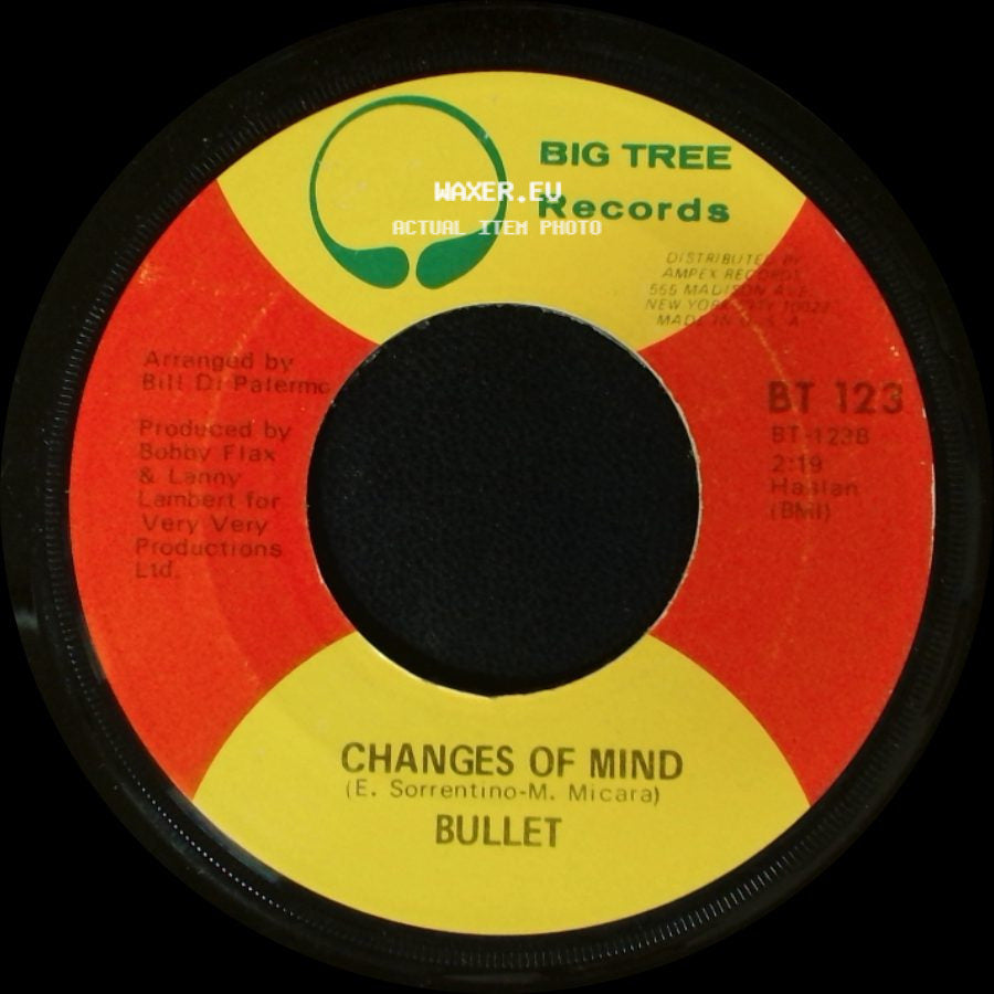Bullet - White Lies, Blue Eyes / Changes Of Mind side B