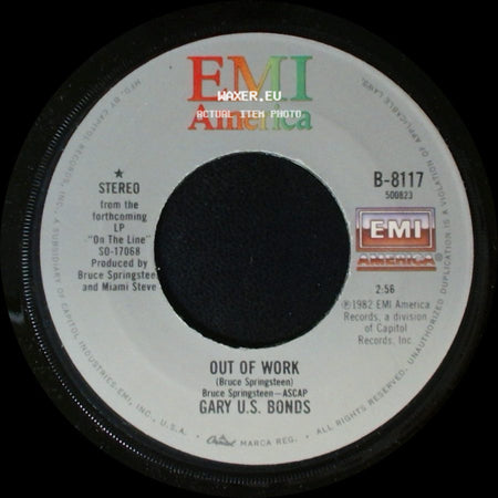 Gary U.S. Bonds - Bring Her Back / Out Of Work side B