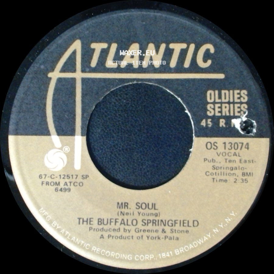 The Buffalo Springfield - Bluebird / Mr. Soul side B