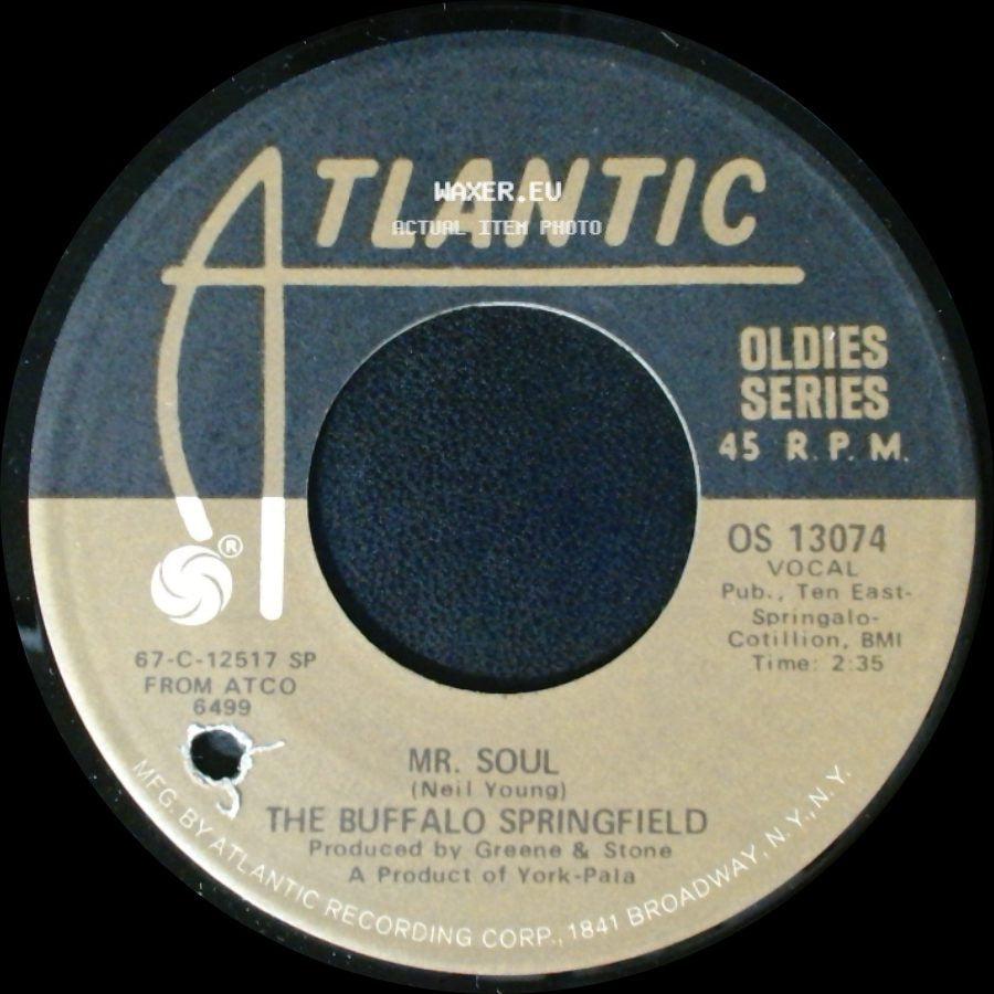 The Buffalo Springfield - Mr. Soul / Bluebird side A