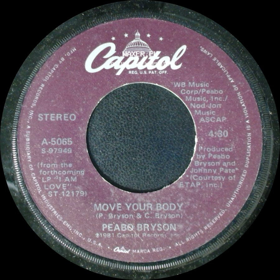 Peabo Bryson - Let The Feeling Flow / Move Your Body side B