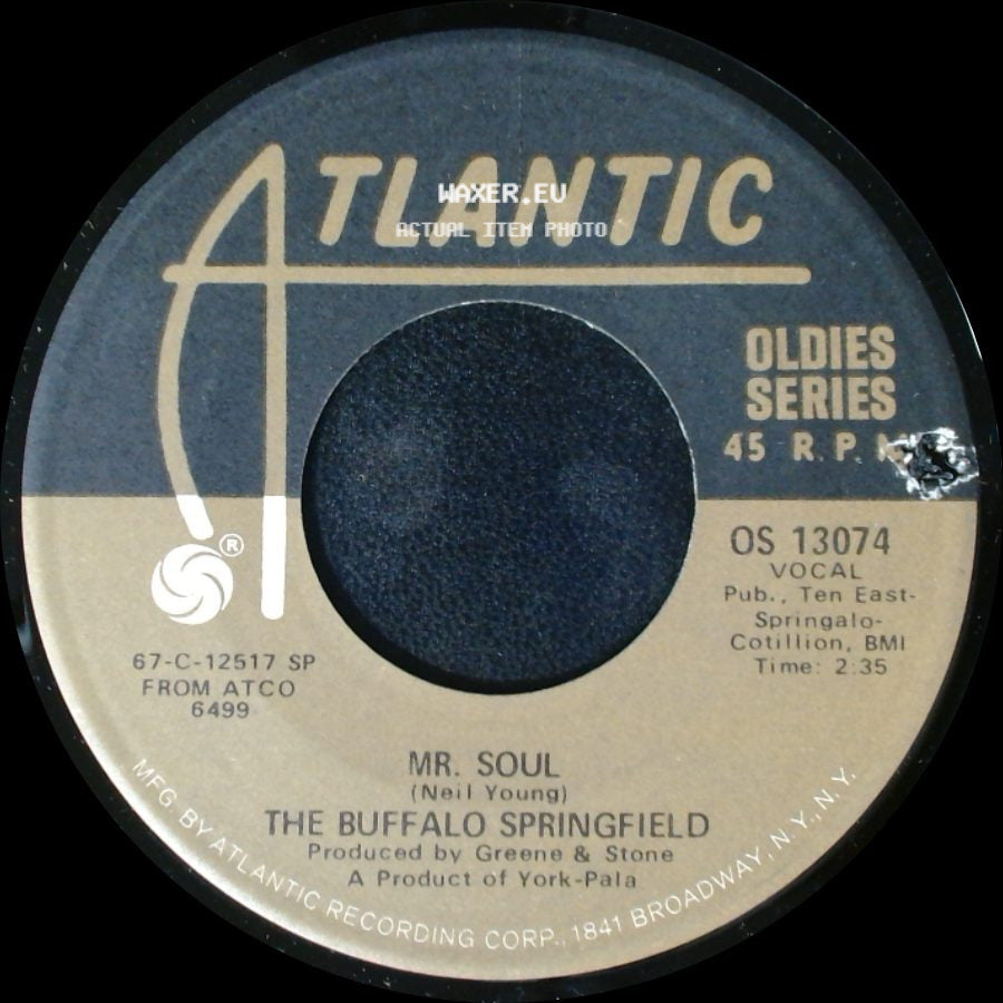 The Buffalo Springfield - Bluebird / Mr. Soul side B