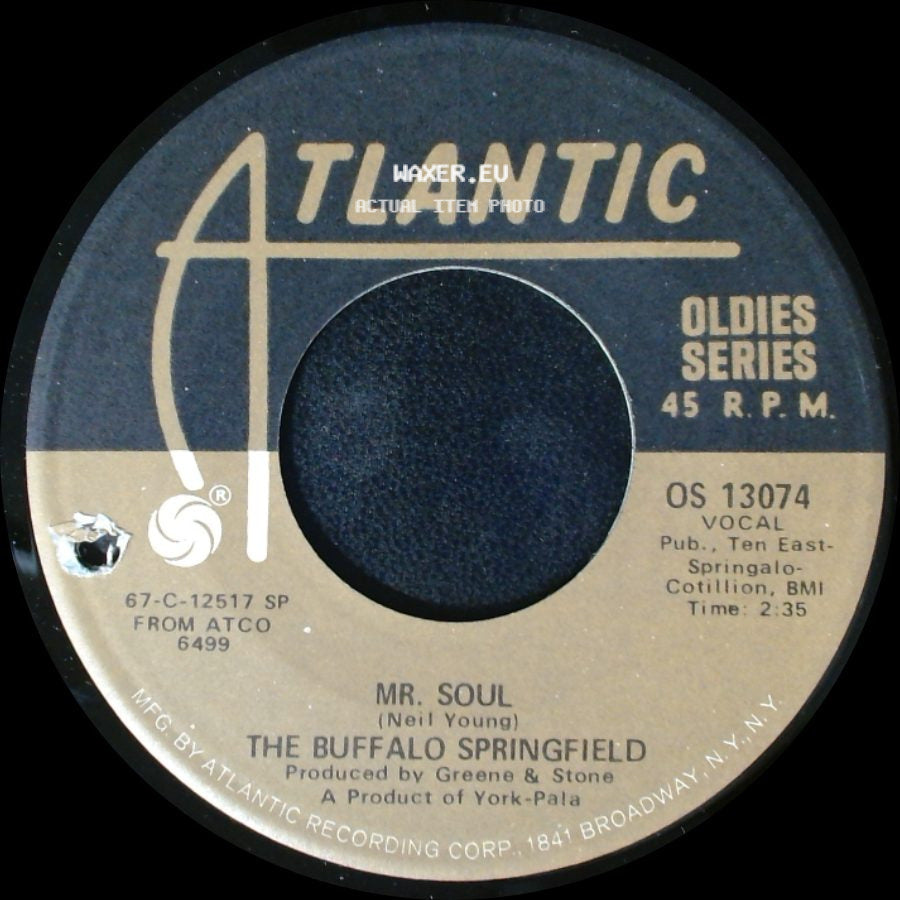 The Buffalo Springfield - Bluebird / Mr. Soul side B