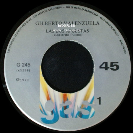 Gilberto Valenzuela - A Los 20 Años / Las Dos Apuestas side B