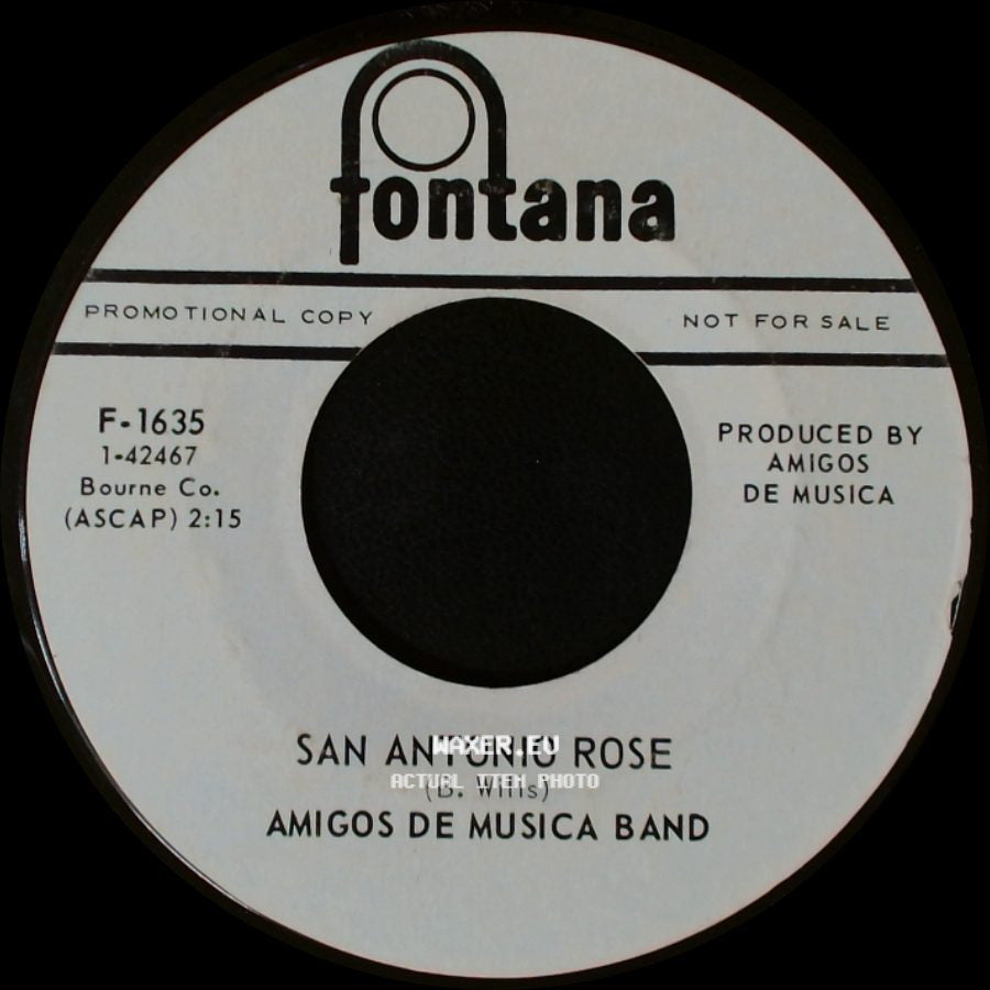 Amigos De Musica Band - Susie Q / San Antonio Rose side B