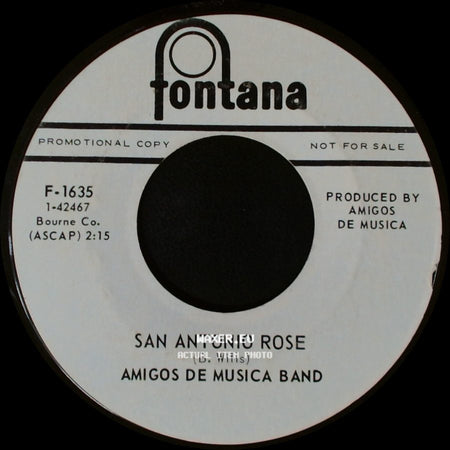 Amigos De Musica Band - Susie Q / San Antonio Rose side B