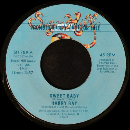 Harry Ray - Sweet Baby / Sweet Baby side B