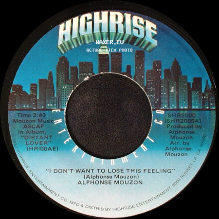 Alphonse Mouzon - I Don't Want To Lose This Feeling / The Lady In Red side A