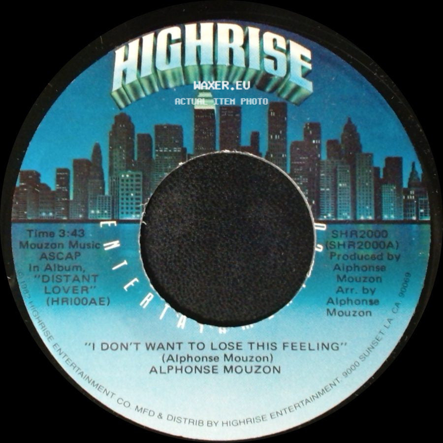 Alphonse Mouzon - The Lady In Red / I Don't Want To Lose This Feeling side B