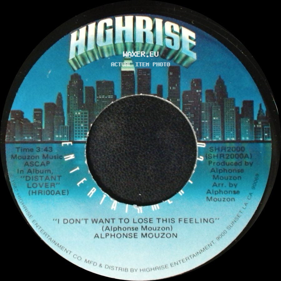 Alphonse Mouzon - The Lady In Red / I Don't Want To Lose This Feeling side B