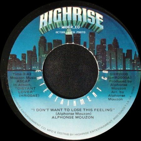 Alphonse Mouzon - The Lady In Red / I Don't Want To Lose This Feeling side B