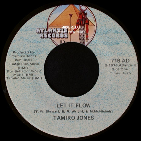 Tamiko Jones - Let It Flow / Cloudy side A