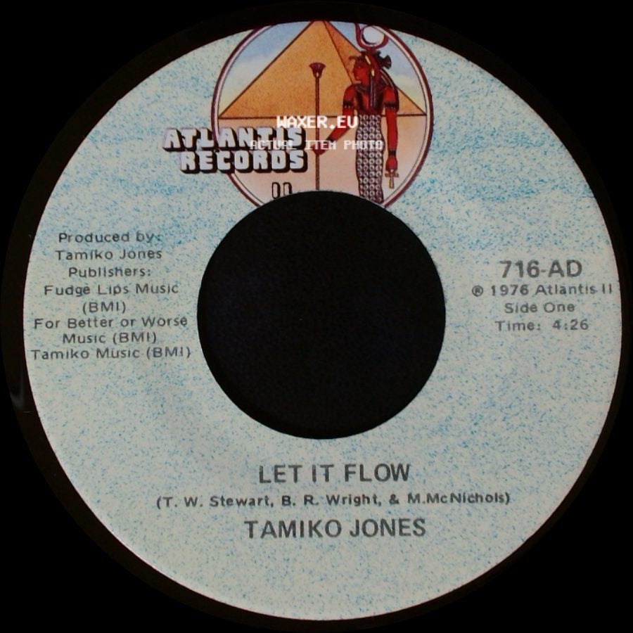 Tamiko Jones - Let It Flow / Cloudy side A