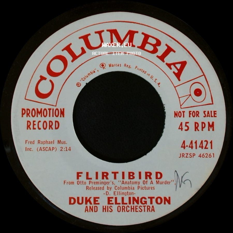Duke Ellington And His Orchestra - Flirtibird / Anatomy Of A Murder side A