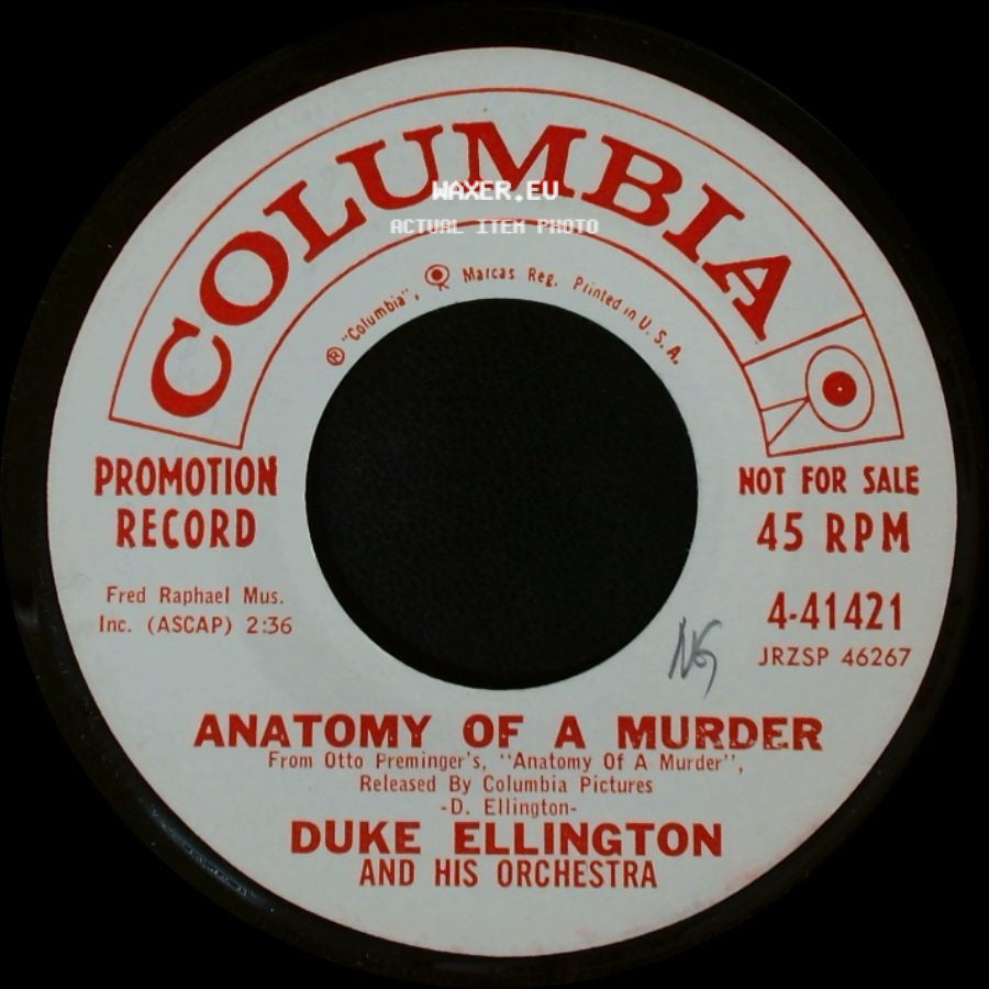 Duke Ellington And His Orchestra - Flirtibird / Anatomy Of A Murder side B