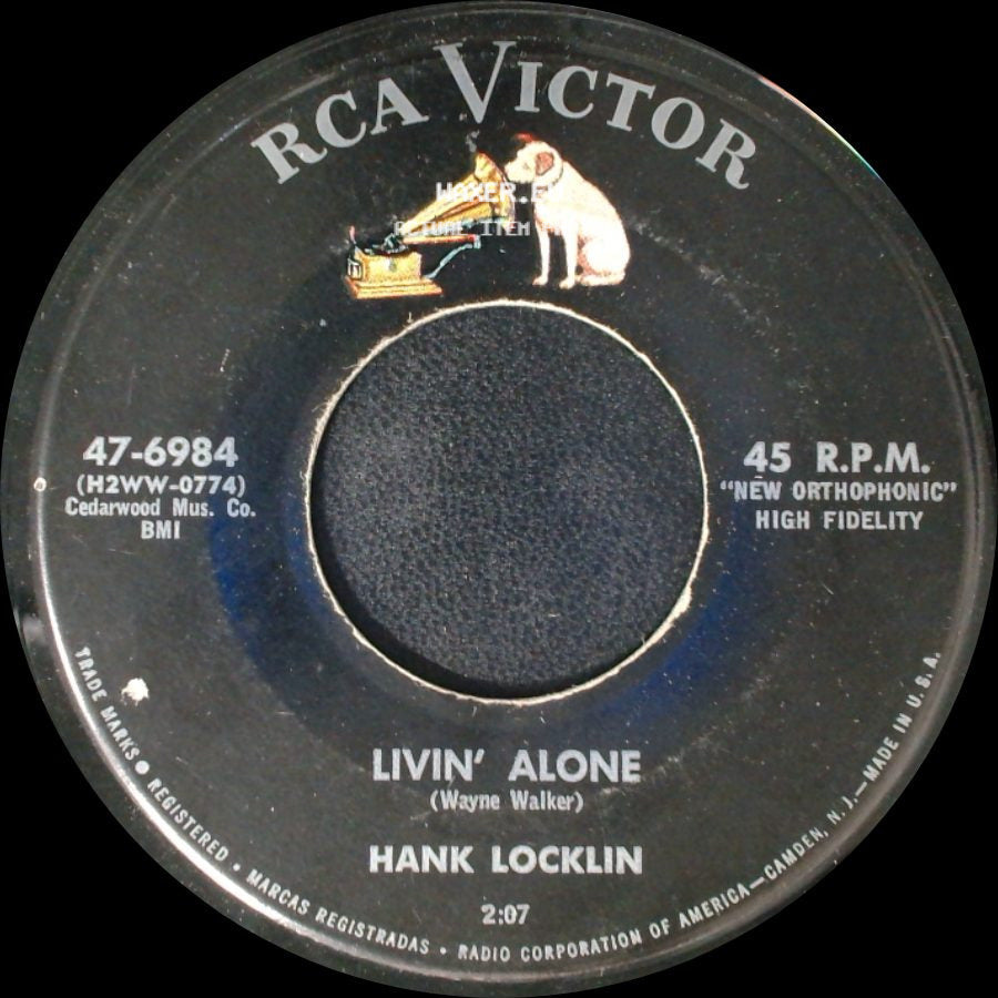 Hank Locklin - Livin' Alone / Geisha Girl side A
