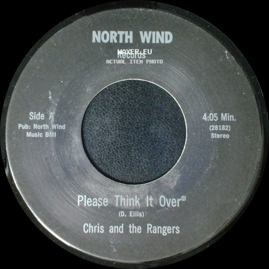 Chris And The Rangers - Please Think It Over / Sing Me A Tune side A