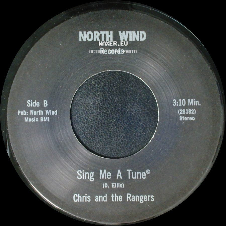 Chris And The Rangers - Please Think It Over / Sing Me A Tune side B