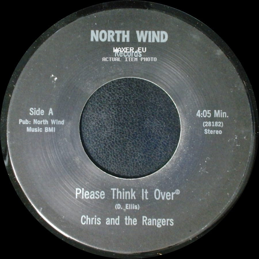 Chris And The Rangers - Please Think It Over / Sing Me A Tune side A