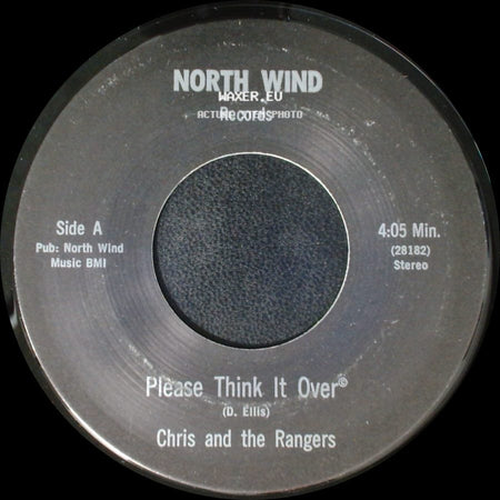 Chris And The Rangers - Please Think It Over / Sing Me A Tune side A