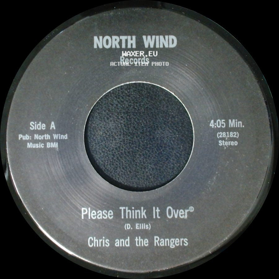 Chris And The Rangers - Please Think It Over / Sing Me A Tune side A