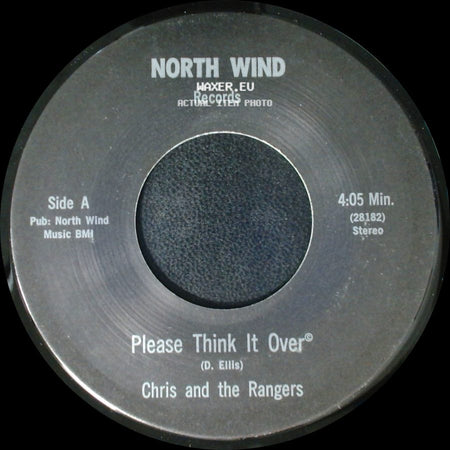 Chris And The Rangers - Please Think It Over / Sing Me A Tune side A