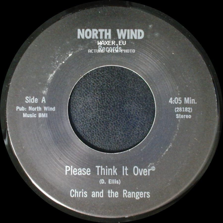 Chris And The Rangers - Please Think It Over / Sing Me A Tune side A
