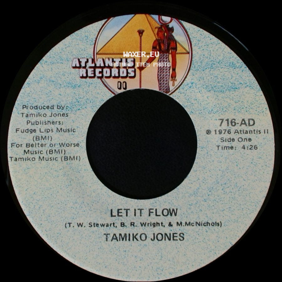 Tamiko Jones - Let It Flow / Cloudy side A