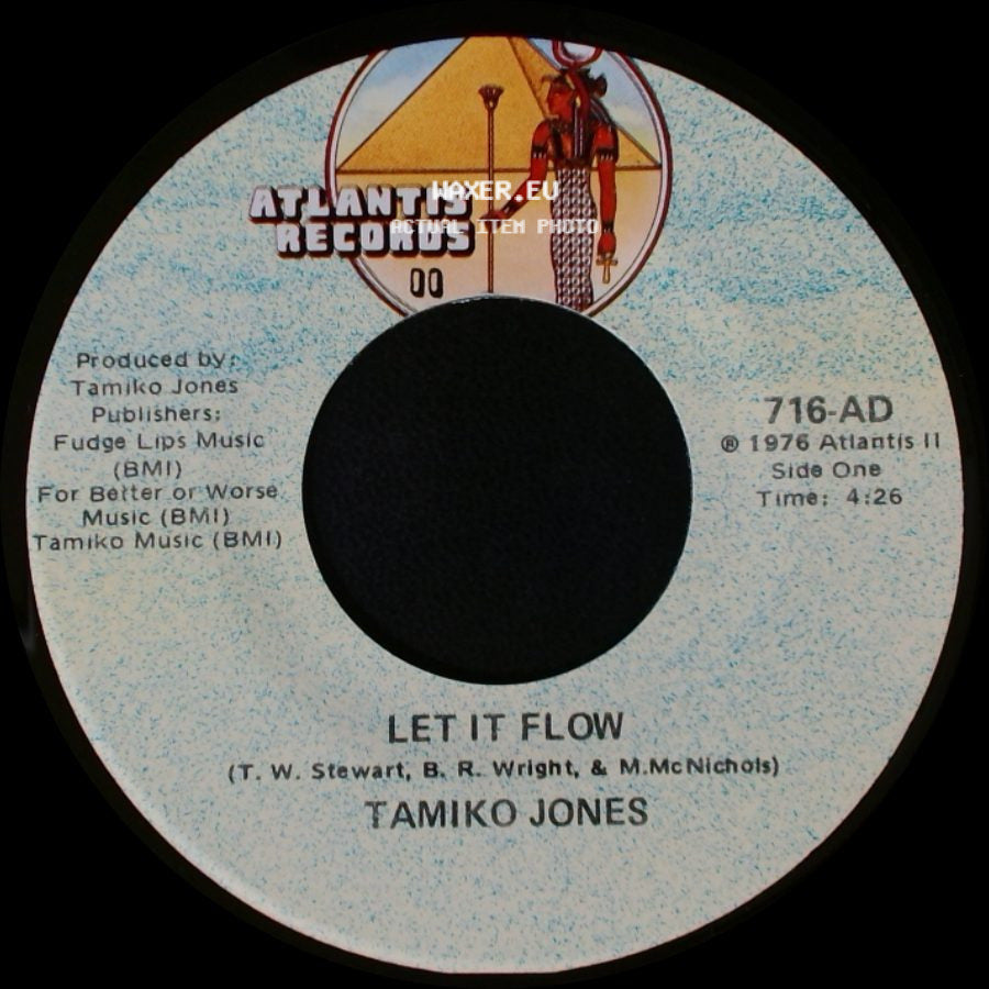 Tamiko Jones - Let It Flow / Cloudy side A