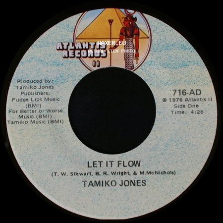 Tamiko Jones - Let It Flow / Cloudy side A